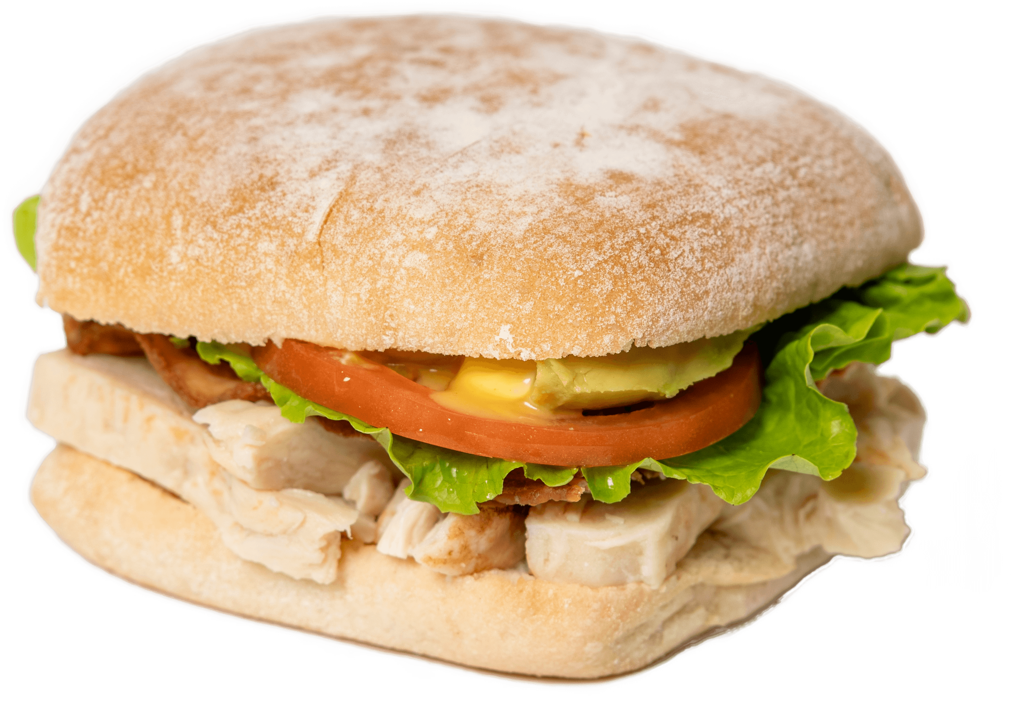 Chicken, Bacon, and Avocado Sandwich