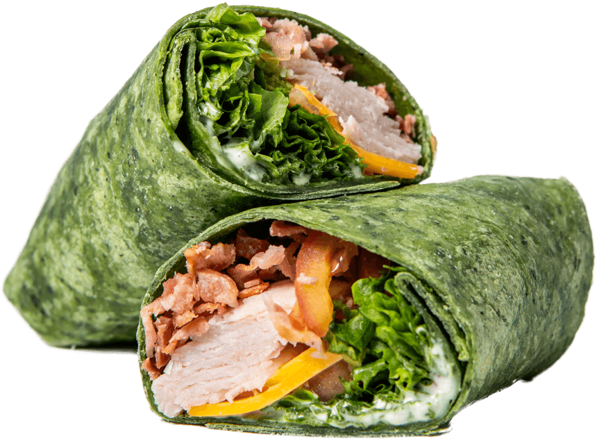 Turkey Avocado Ranch Club Wrap