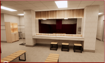 Women's Locker Room Vanity